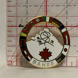 Banff International Flags Canada Lapel Hat Pin