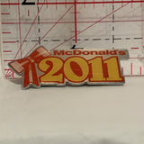 Mcdoanlds 2011 Bow Ribbon Lapel Hat Pin