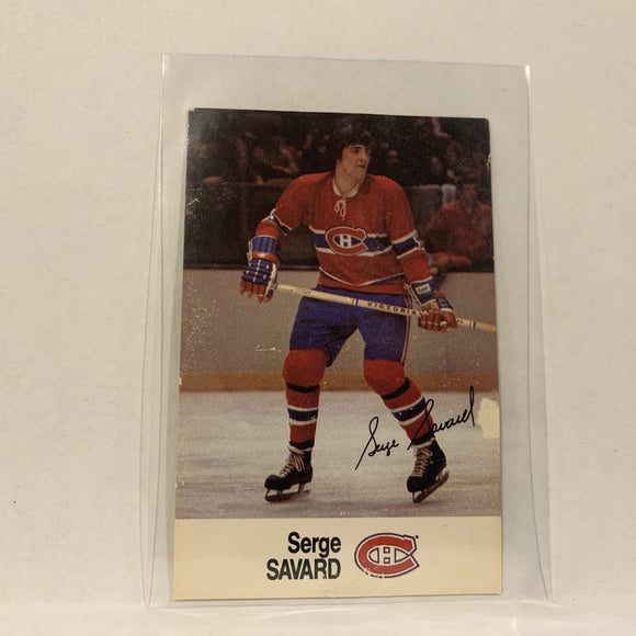#Esso Serge Savard Montrel Canadiens  1988-89 Esso  Hockey Card AK