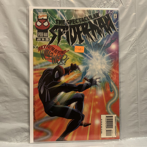 #235 The Spectacular Spiderman Will o The Wisp Marvel Comics BL 8946