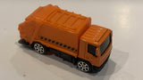 Orange Garbage Truck Maisto Toy Diecast Car
