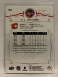 #30 T.J. Brodie Calgary Flames 2018-19 Upper Deck Series One Hockey Card