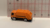 Orange Garbage Truck Maisto Toy Diecast Car