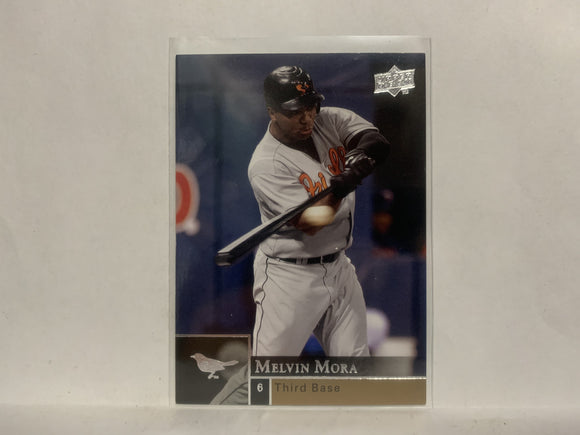#542 Melvin Mora Baltimore Orioles 2009 Upper Deck Series 2 Baseball Card NM