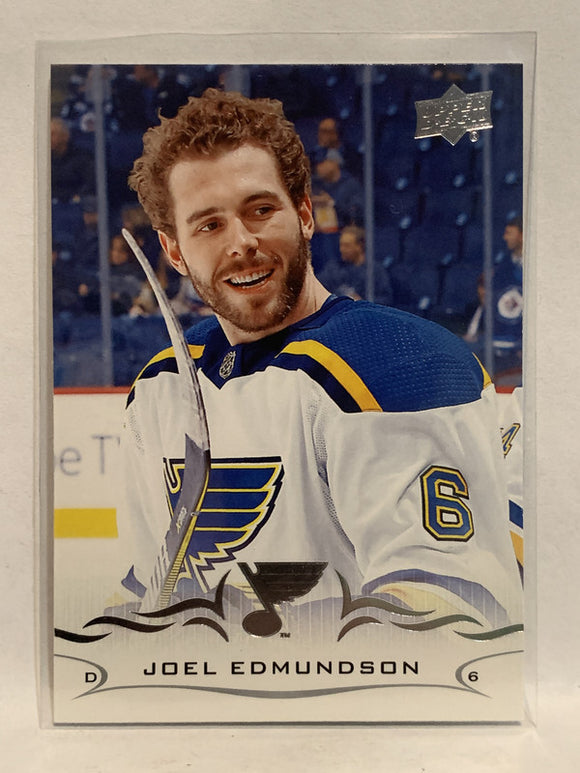 #156 Joel Edmundson St Louis Blues 2018-19 Upper Deck Series One Hockey Card