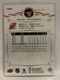 #109 Sami Vatanen New Jersey Devils 2018-19 Upper Deck Series One Hockey Card