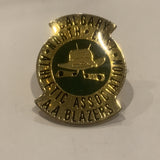 Calgary North East Athletic Association AA Blazers Logo Lapel Hat Pin AZ
