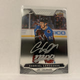 #41 Gabriel Landeskog Colorado Avalanche Silverscripts 2019-20 UD MVP Hockey Card AL