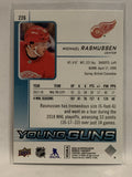 #226 Michael Rasmussen Young Guns Detroit Red Wings 2018-19 Upper Deck Series One Hockey Card