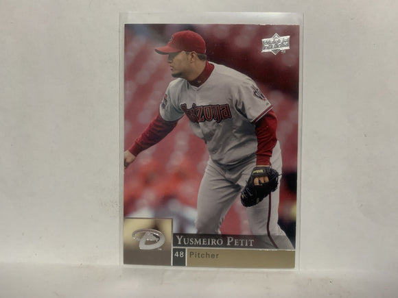 #506 Yusmeiro Petit Arizona Diamondbacks 2009 Upper Deck Series 2 Baseball Card NM
