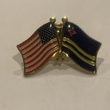 USA Aruba Friendship Flags Lapel Hat Pin AZ