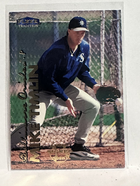 #521 Mike Timlin Baltimore Orioles 1999 Fleer Tradition Baseball Card