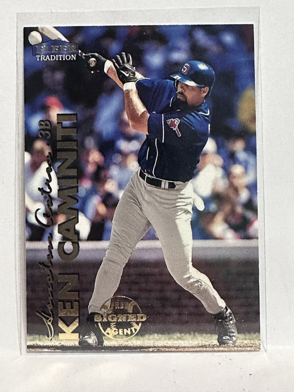 #26 Ken Caminiti Houston Astros 1999 Fleer Tradition Baseball Card