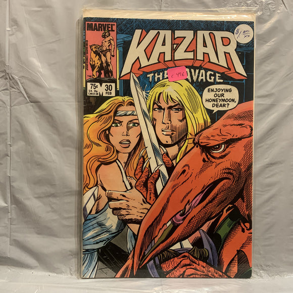 #30 Kazar The savage Marvel Comics BL 8976