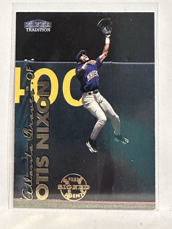 #453 Otis Nixon Atlanta Braves 1999 Fleer Tradition Baseball Card