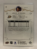 #3 John Gibson Anaheim Ducks 2018-19 Upper Deck Series One Hockey Card