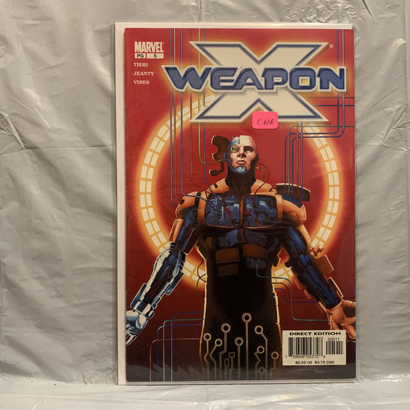 #5 Weapon X Marvel Comics BL 8985