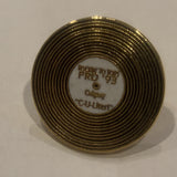 Rockin To TOPS PRD '93 Calgary CU Liter Record Lapel Hat Pin AZ