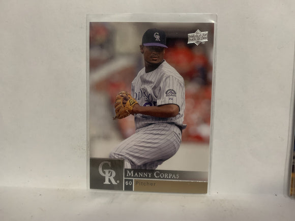 #631 Manny Corpus Colorado Rockies 2009 Upper Deck Series 2 Baseball Card NN