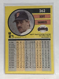 #262 Scott Garrelts San Francisco Giants 1991 Fleer Baseball Card