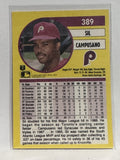 #389 Sil Campusano Philadelphia Phillies 1991 Fleer Baseball Card