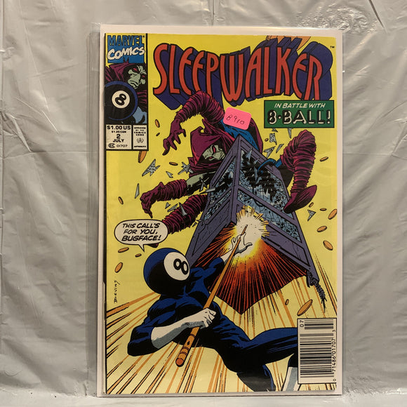 #2 Sleepwalker in Battle with 8 Ball Marvel Comics BM 8992