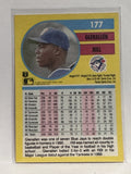 #177 Glenallen Hill Toronto Blue Jays 1991 Fleer Baseball Card