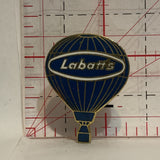 Labatt's Beer Hot Air Balloon Lapel Hat Pin