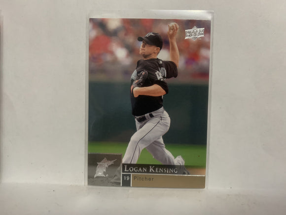 #658 Logan Kensing Florida Marlins 2009 Upper Deck Series 2 Baseball Card NN