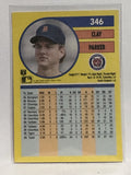 #346 Clay Parker Detroit Tigers 1991 Fleer Baseball Card
