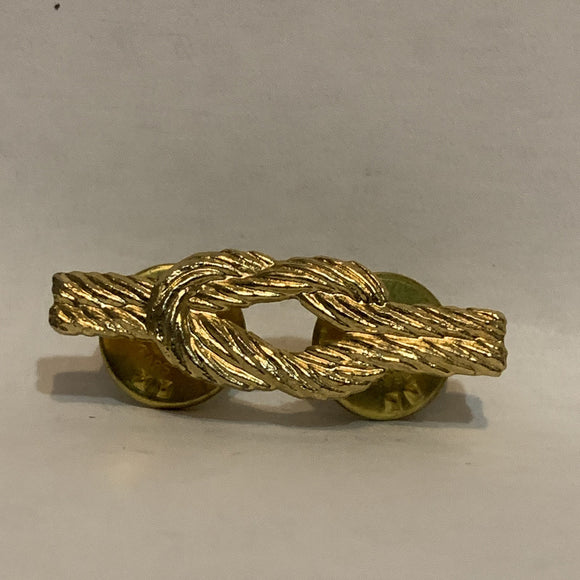 Golden Knots Rope Lapel Hat Pin