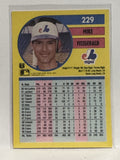 #229 Mike Fitzgerald Montreal Expos 1991 Fleer Baseball Card