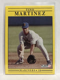 #458 Tino Martinez Seattle Mariners 1991 Fleer Baseball Card