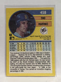 #458 Tino Martinez Seattle Mariners 1991 Fleer Baseball Card