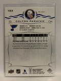 #153 Colton Parayko St Louis Blues 2018-19 Upper Deck Series One Hockey Card
