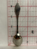 White Tulip Flower Souvenir Spoon