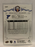 #157 Brayden Schenn St Louis Blues 2018-19 Upper Deck Series One Hockey Card