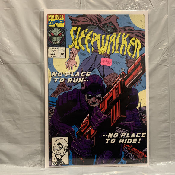 #10 Sleepwalker No Place to Run No Place to Hide Marvel Comics BM 9011