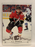 #30 T.J. Brodie Calgary Flames 2018-19 Upper Deck Series One Hockey Card