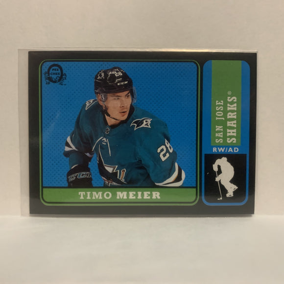 #277 Timo Meier San Jose Sharks 86/100 2018-19 O-Pee-Chee Hockey Card JQ