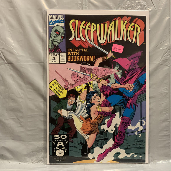 #4 Sleepwalker In Battle with Bookworm Marvel Comics BM 9015