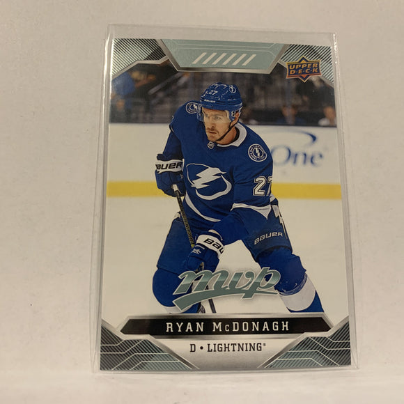 #29 Ryan Mcdonagh Tampa Bay Lightning  2019-20 UD MVP Hockey Card AM