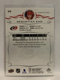 #35 Sebastian Aho Carolina Hurricanes 2018-19 Upper Deck Series One Hockey Card