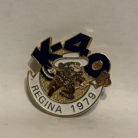 K40 Regina 1979 Curling Saskatchewan Lapel Hat Pin