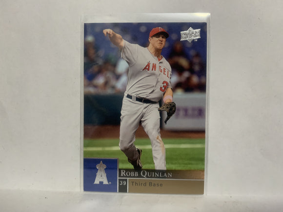 #687 Robb Quinlan Los Angeles Angels 2009 Upper Deck Series 2 Baseball Card NO