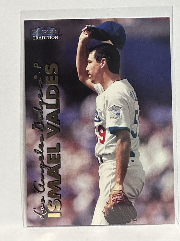 #272 Ismael Valdes Los Angeles Dodgers 1999 Fleer Tradition Baseball Card