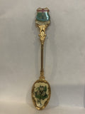 Ontario Trillium Flower Crest Flag Souvenir Spoon