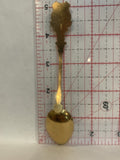 Ontario Trillium Flower Crest Flag Souvenir Spoon