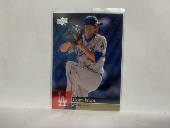 #705 Cory Wade Los Angeles Dodgers 2009 Upper Deck Series 2 Baseball Card NO