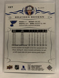 #157 Brayden Schenn St Louis Blues 2018-19 Upper Deck Series One Hockey Card